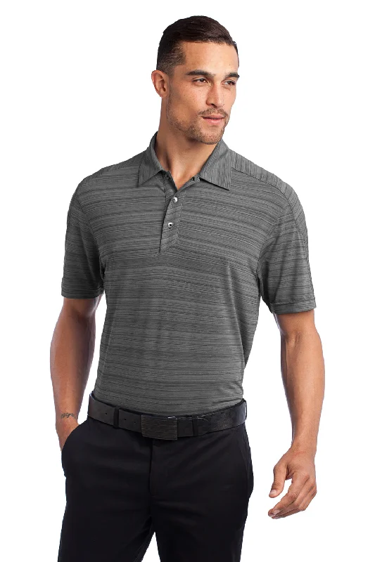 Ogio Mens Elixir Moisture Wicking Short Sleeve Polo Shirt - Petrol Grey