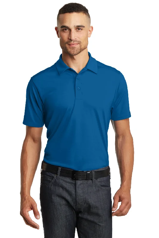 Ogio Mens Framework Moisture Wicking Short Sleeve Polo Shirt - Bolt Blue