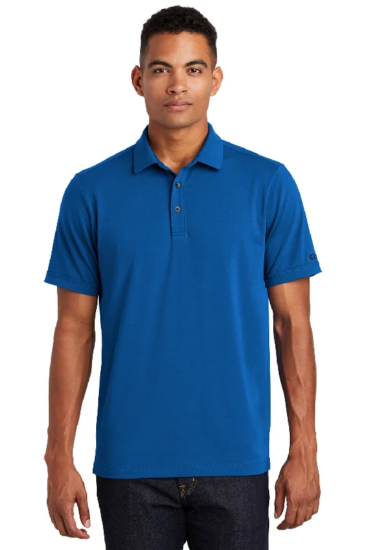 Ogio Mens Limit Moisture Wicking Short Sleeve Polo Shirt - Force Blue