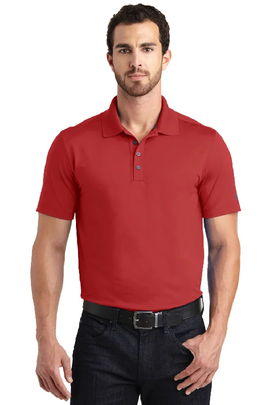 Ogio Mens Metro Moisture Wicking Short Sleeve Polo Shirt - Ripped Red