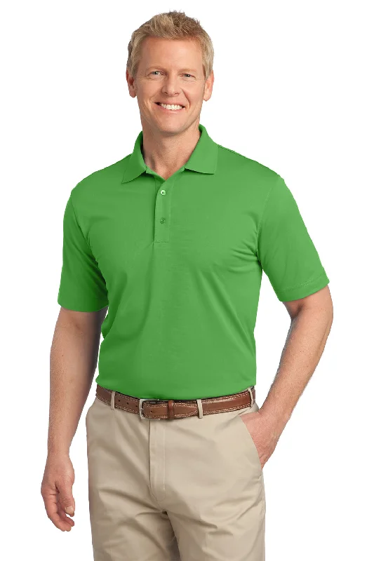 Port Authority Mens Tech Moisture Wicking Short Sleeve Polo Shirt - Cactus Green - Closeout