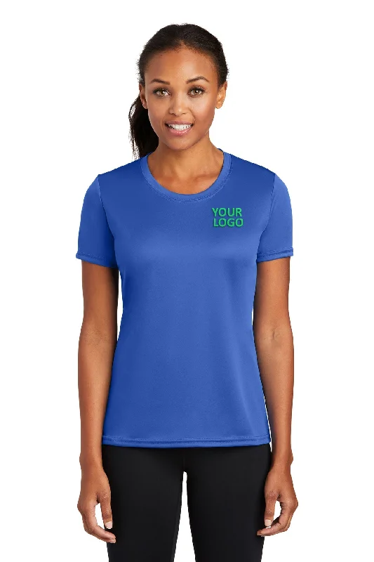 Port & Company Ladies Performance Customized Tee's, Royal