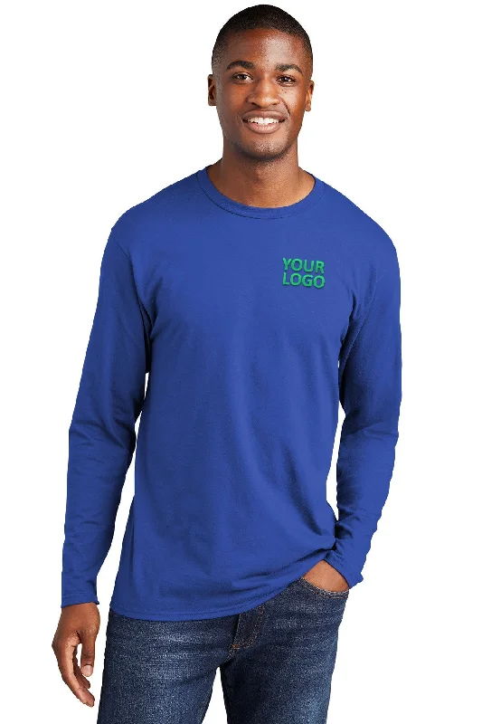 Port & Company Long Sleeve Fan Custom Favorite Tee's, True Royal