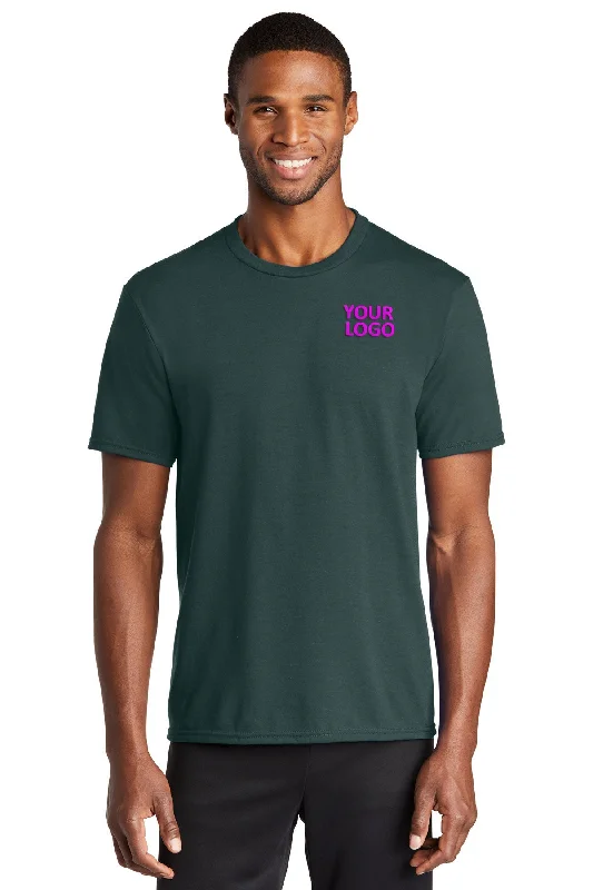 Port & Company Performance Branded Blend Tee's, Dark Green