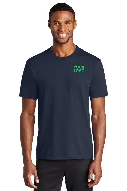 Port & Company Performance Branded Blend Tee's, Deep Navy