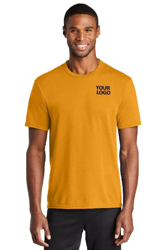 Port & Company Performance Custom Blend Tee's, Gold