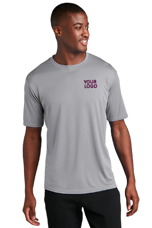 Port & Company Performance Customized Tee's, Silver