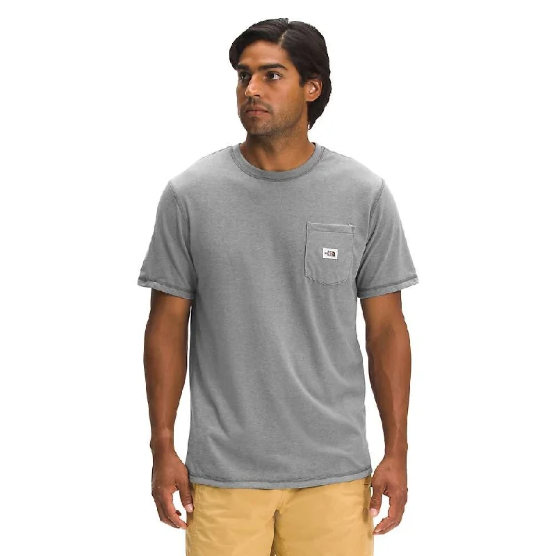 The North Face Men's Heritage Patch Pocket Tee Gray Size X-Large