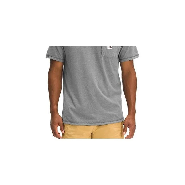 The North Face Men's Heritage Patch Pocket Tee Gray Size Xx-Large