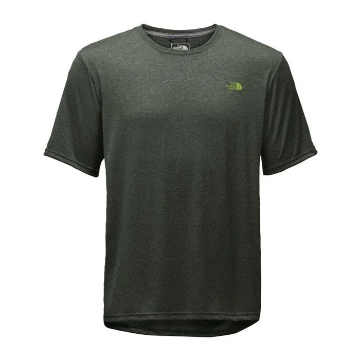 The North Face Reaxion Amp Crew - Men's Climbing Ivy Green Dark Heather, M