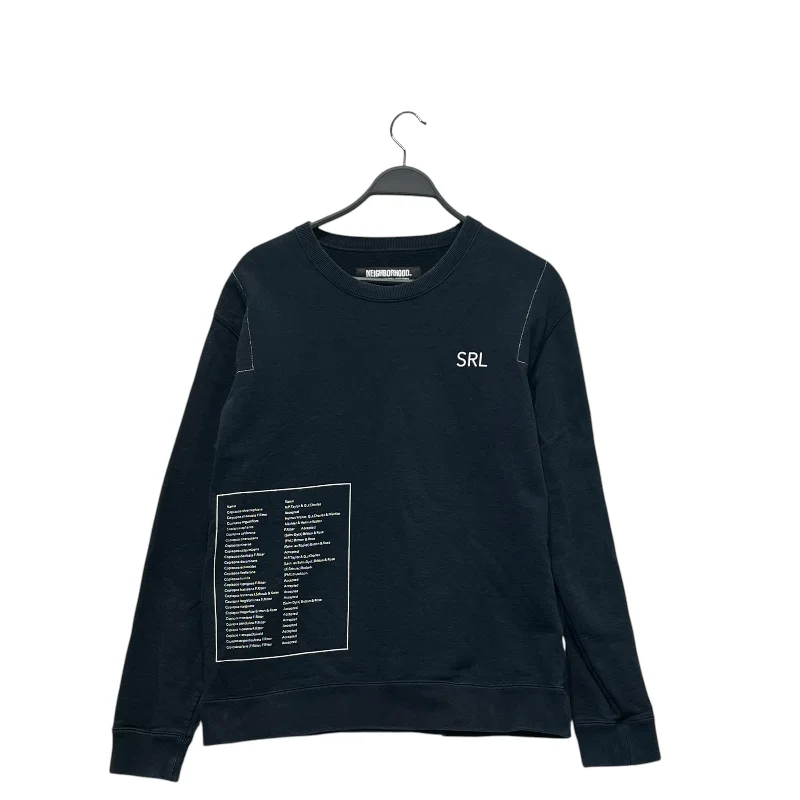 NEIGHBORHOOD/Sweater/M/Cotton/BLK/